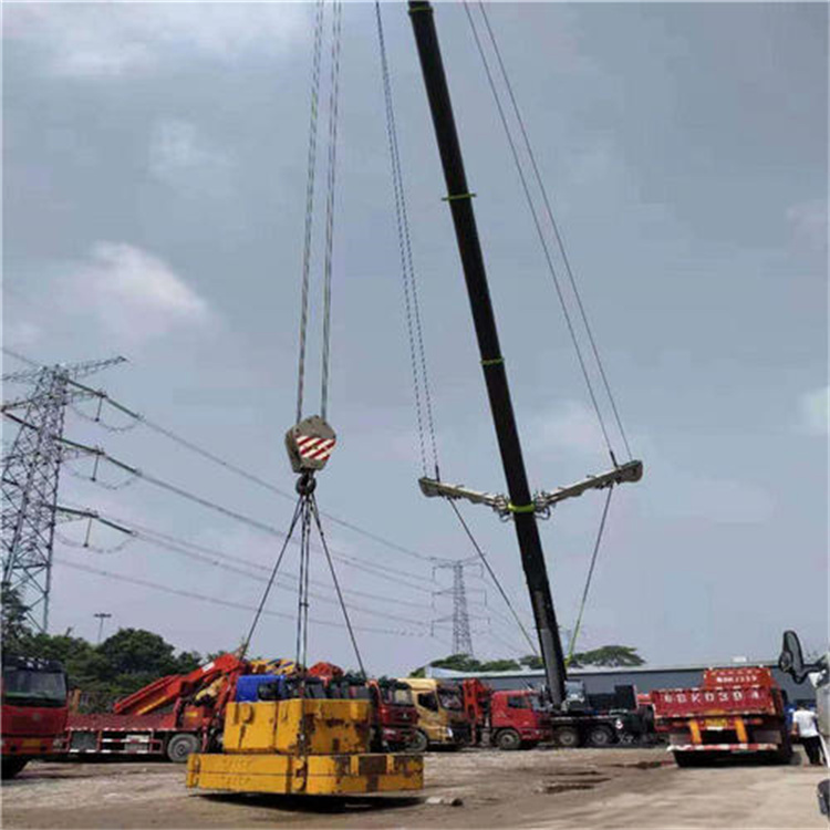 湾岭镇风电设备吊装